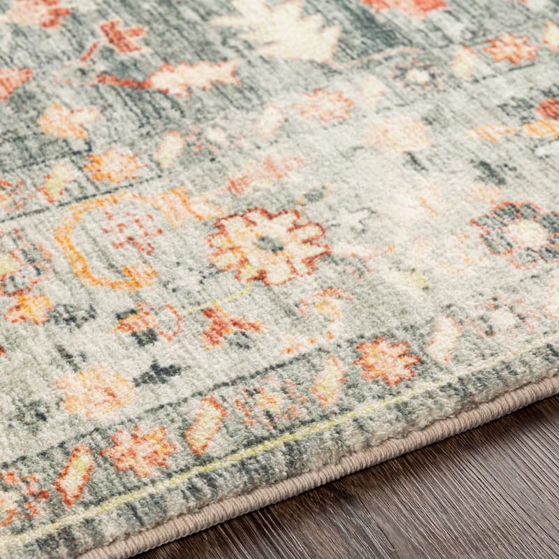Livabliss Pola Vintage Medallion Printed Area Rug