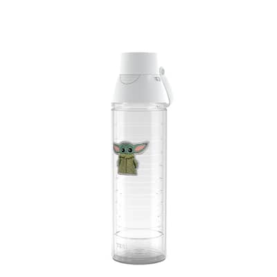 Tervis Star Wars Mandalorian Grogu Made in USA Double Walled Insulated Travel Tumbler, Classic - 24oz Venture Lite Water Bottle