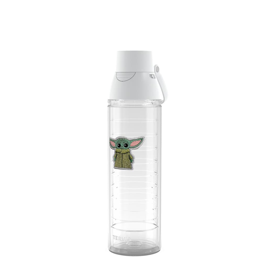 Tervis Star Wars Mandalorian Grogu Made in USA Double Walled Insulated Travel Tumbler, Classic - 24oz Venture Lite Water Bottle