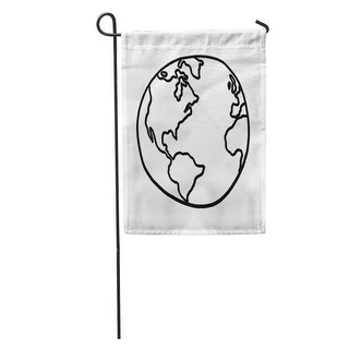Shop Draw World Outline Drawing Of Planet Earth Globe Black Cartoon Garden Flag Decorative Flag House Banner 28x40 Inch On Sale Overstock 31394287,Cartoon Man Wearing Face Mask Clipart
