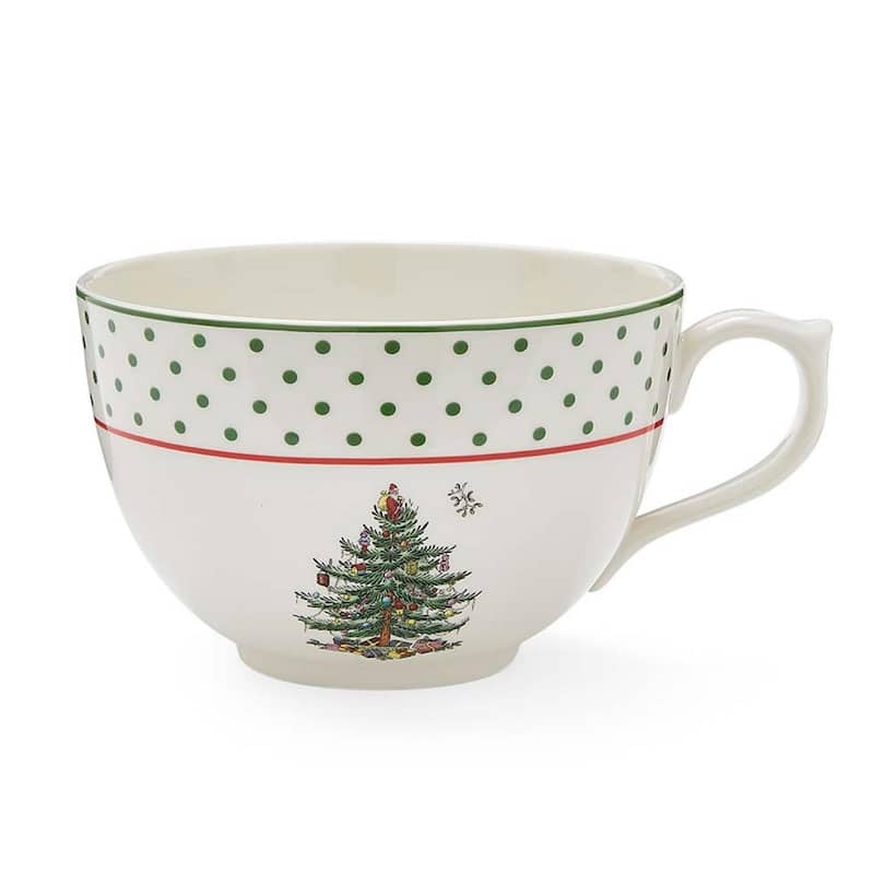 Spode Christmas 20 oz Jumbo Cup - Polka Dot