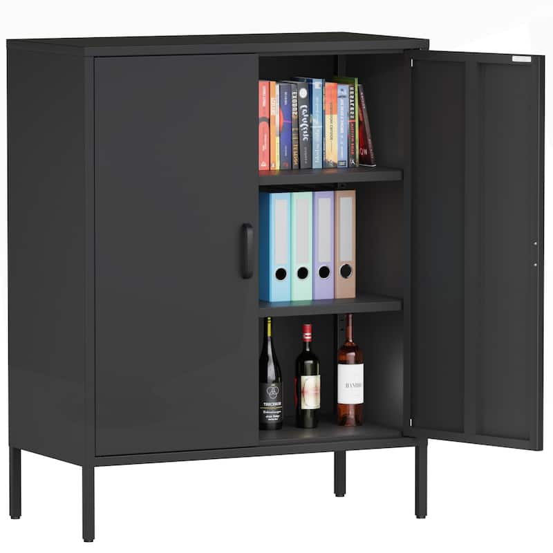 Versatile Metal Storage Cabinet for Various Spaces and Demands