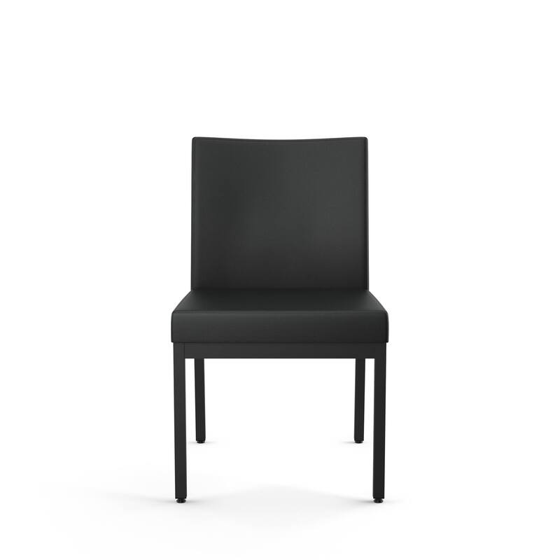 Amisco Perry Set of 2 Upholstered Dining Chairs with Metal Legs