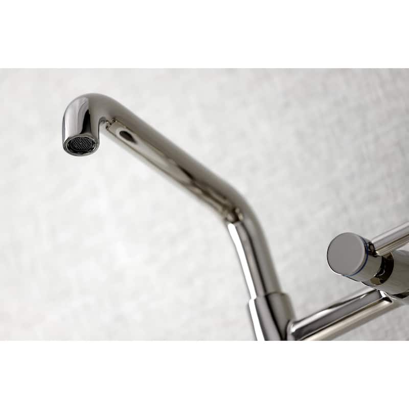 Kingston Brass Concord Two-Handle Wall Mount Kitchen Faucet