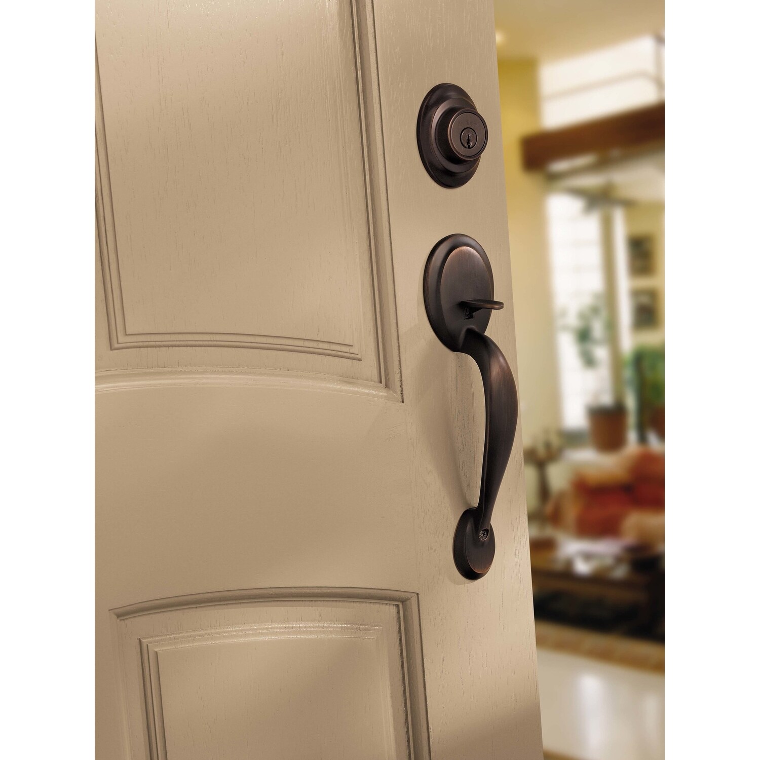 Shop Kwikset 699da Lip Dakota Dummy Sectional Handleset Exterior