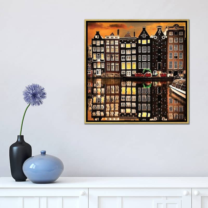 iCanvas "Amsterdam II" by Enzo Romano Framed Canvas Print