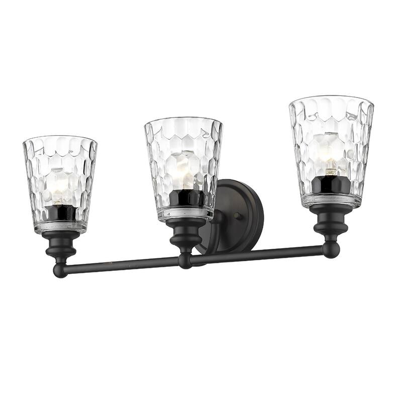 Modern Transitional Hardwired Wall Light with Reversible Mount and Clear Glass Shade LED Compatible