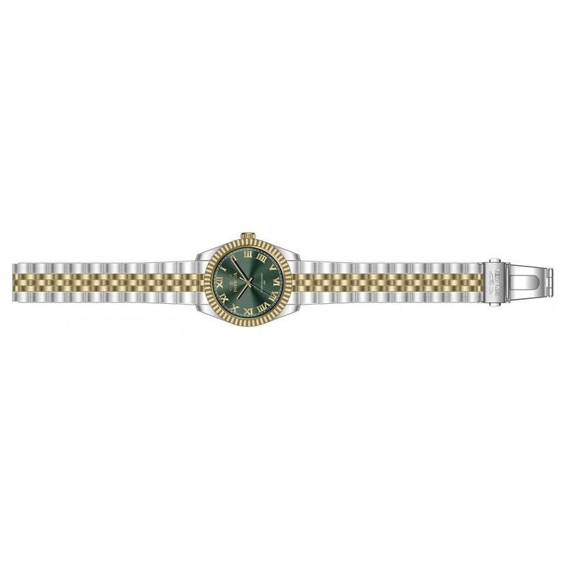 Invicta Women's 47415 Specialty Quartz 3 Hand Green Dial Watch