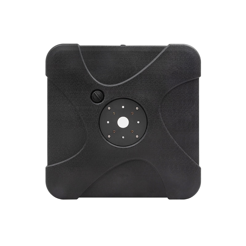VredHom Heavy Duty Square Fillable Umbrella Base - 33" L x 33" W x 4.72" H