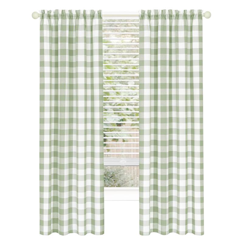Hunter Rod Pocket Window Curtain Panel