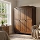 preview thumbnail 2 of 15, Bastian Solid Wood Wardrobe