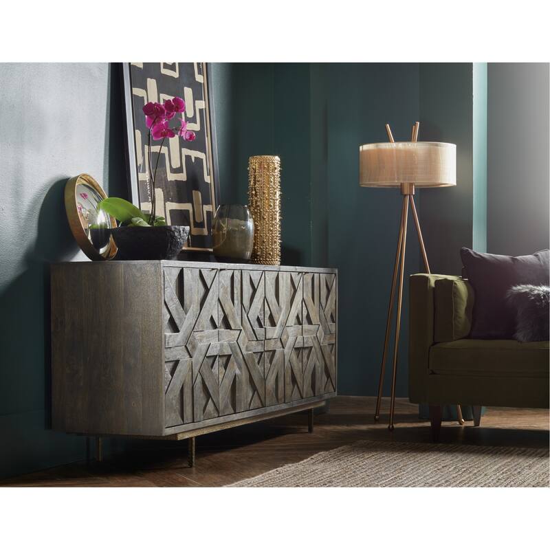 Hooker Furniture 7228-85018-89 Commerce and Market 80" Wide Mango Wood