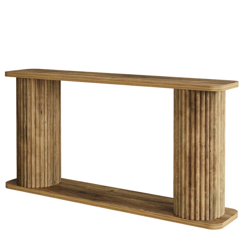 Extra Long Console Table, 63" Behind Couch Sofa Entryway Foyer Accent Table for Hallway Entrance Living Room