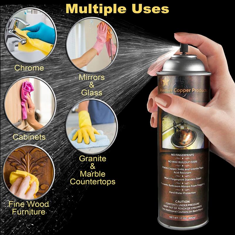 Copper Sink Wax Protectant (W900-WAX) - 17oz.