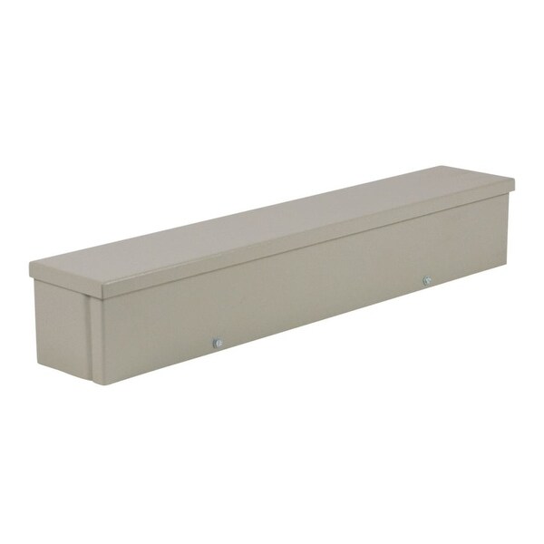 Wiegmann RSCG040424 24.13" Wide Pull Box with Drip Shield Top - - Gray