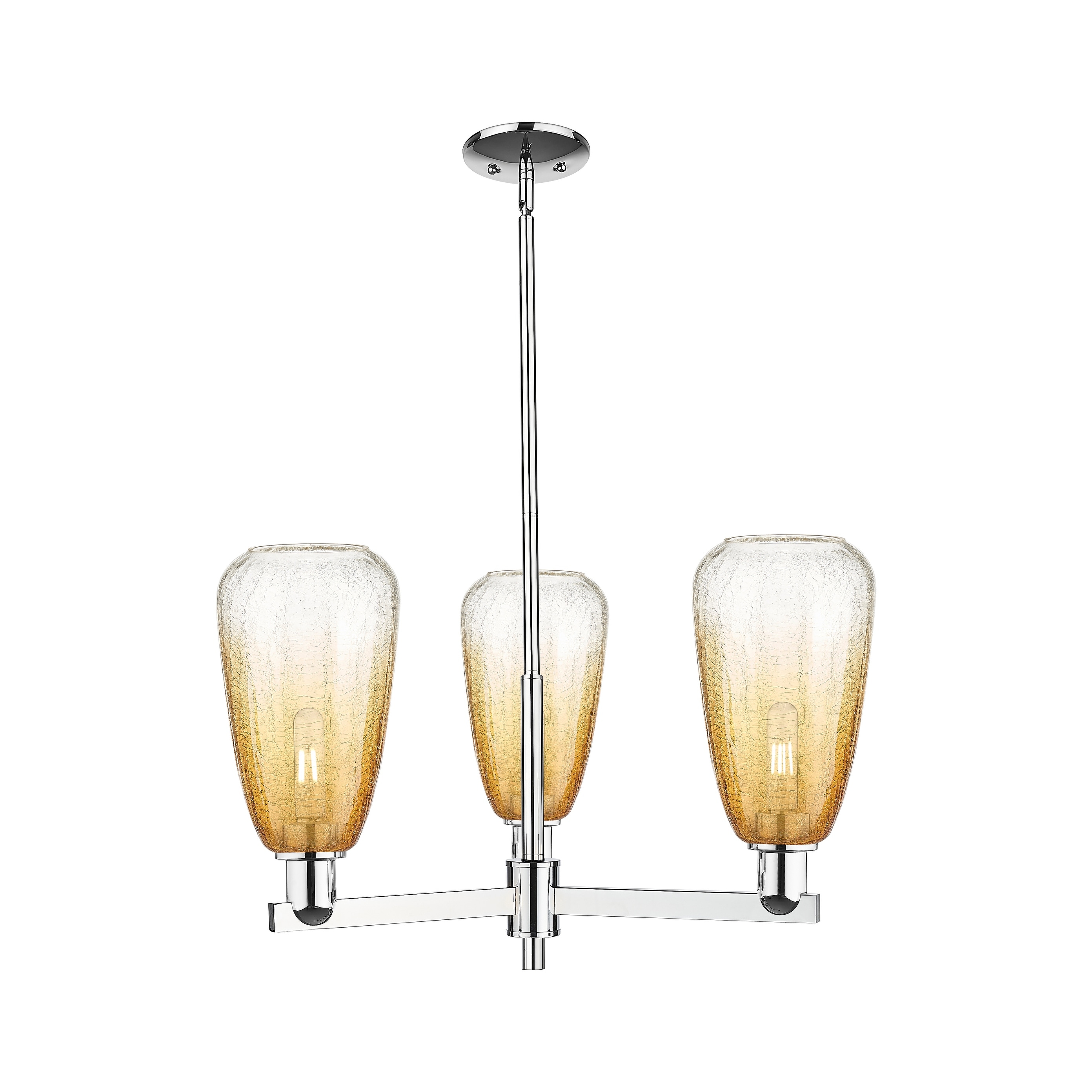 Innovations Lighting Downtown Urban - Brookhaven Almond - 3 Light 18" Stem Hung Chandelier