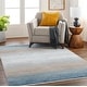 preview thumbnail 1 of 4, Livabliss Masha Modern Ombre Area Rug 2' x 2' 11" - Blue/Tan