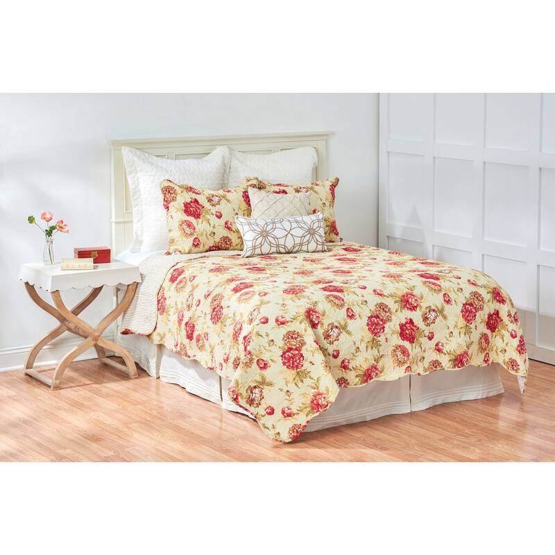 Vera Cotton Quilt Set - Reversible and Machine Washable
