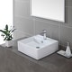 preview thumbnail 4 of 30, Kraus Elavo 18 1/2 inch Square Porcelain Ceramic Vessel Bathroom Sink