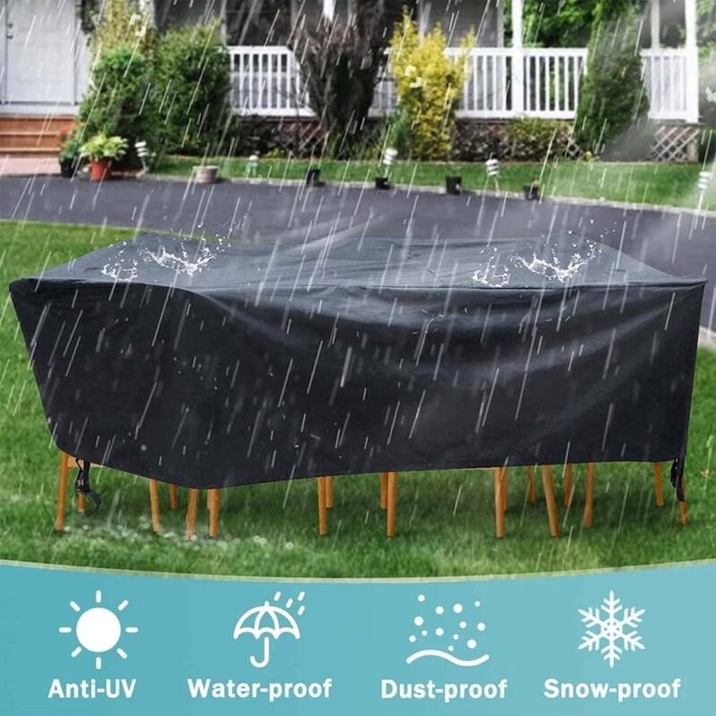 Heavy Duty Patio Furniture Cover Waterproof & Wind-Resistant