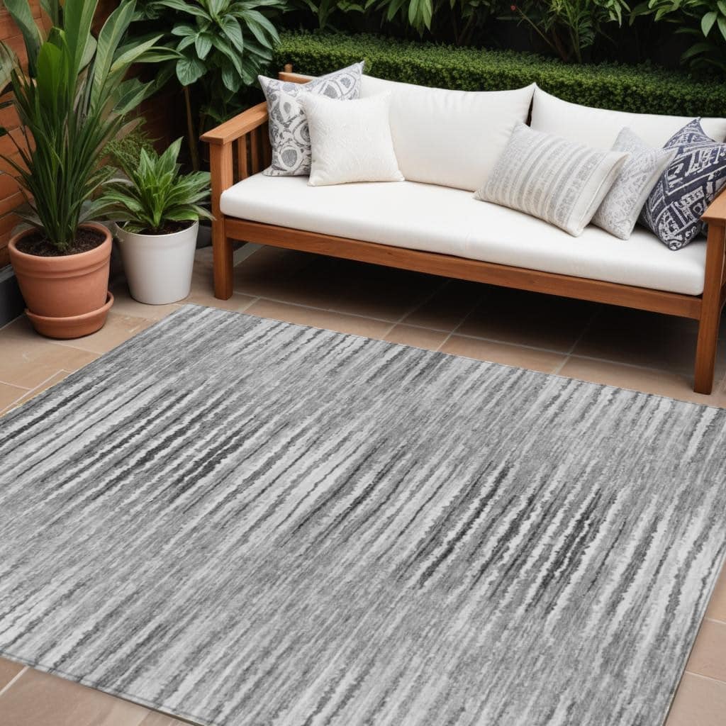 Cami Stripe Built To Resist Stains Timeless Grace Outdoor Rug