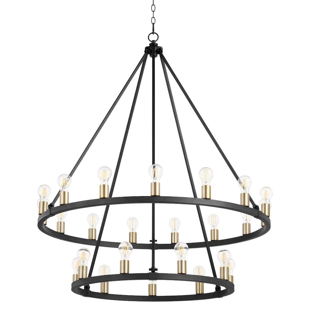 Quorum International 64-24-80 Paxton 24 Light 42" Wide Ring Chandelier