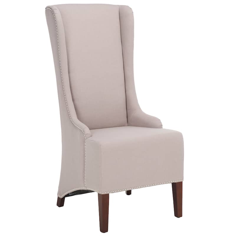 SAFAVIEH Iesha Bacall Velvet Dark Champagne Dining Chair - 24" x 28.3" x 47" - 24"Wx28"Dx47"H