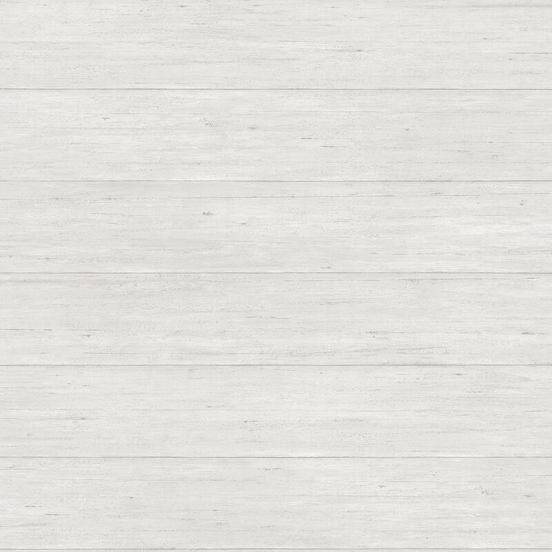 Galerie Wallcoverings Kitchen Shiplap Design Vinyl on Non-woven Matte Wallpaper Roll - 33 feet x 21 inches - Light Blue