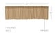 preview thumbnail 16 of 28, Tobacco Cloth Fringed Valance