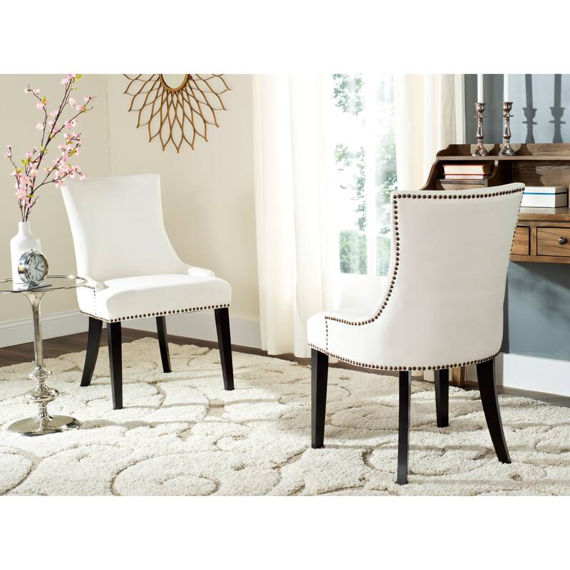 SAFAVIEH Lester Dining Chair (Set of 2) - 24"W x 25"D x 39"H