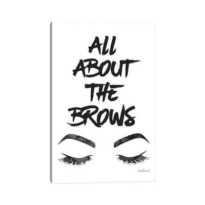 iCanvas "All About The Brows" by Amanda Greenwood Canvas Print