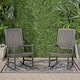 Arcadia Outdoor Acacia Wood Rocking Chair by Christopher Knight Home