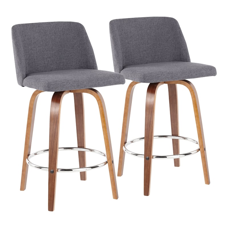 Carson Carrington Vallberga 26" Upholstered Counter Stool (Set of 2)