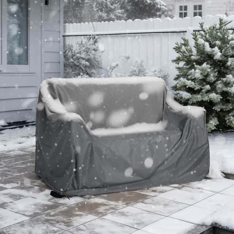 Christopher Knight Home - Shield Heavy-Duty Outdoor Loveseat Sofa Cover with Secure Fit and Breathable Protection