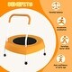 preview thumbnail 4 of 6, MERSCO 28 inch Mini Trampoline with Handle Indoor Outdoor Use - Orange