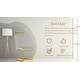 preview thumbnail 19 of 18, 2 Piece Dining Chairs Set,Modern Fashion Kitchen Vanity Patio Club Guest Office Chair,Plating Golden Metal Legs