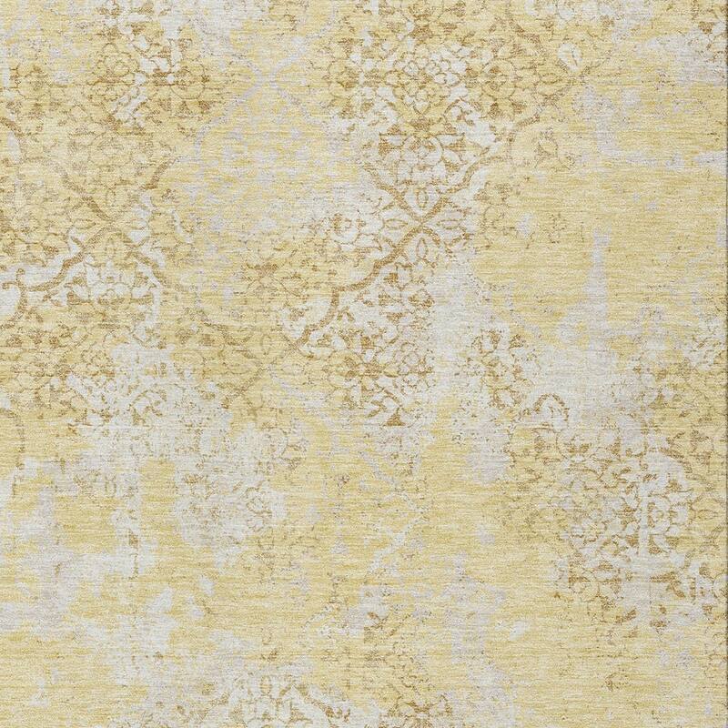 HomeRoots Floral Transitional Rectangle Outdoor Rug