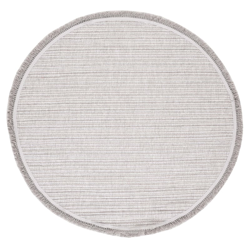 SAFAVIEH Camden Maiko Rustic Rug - 5'3" Round - Grey