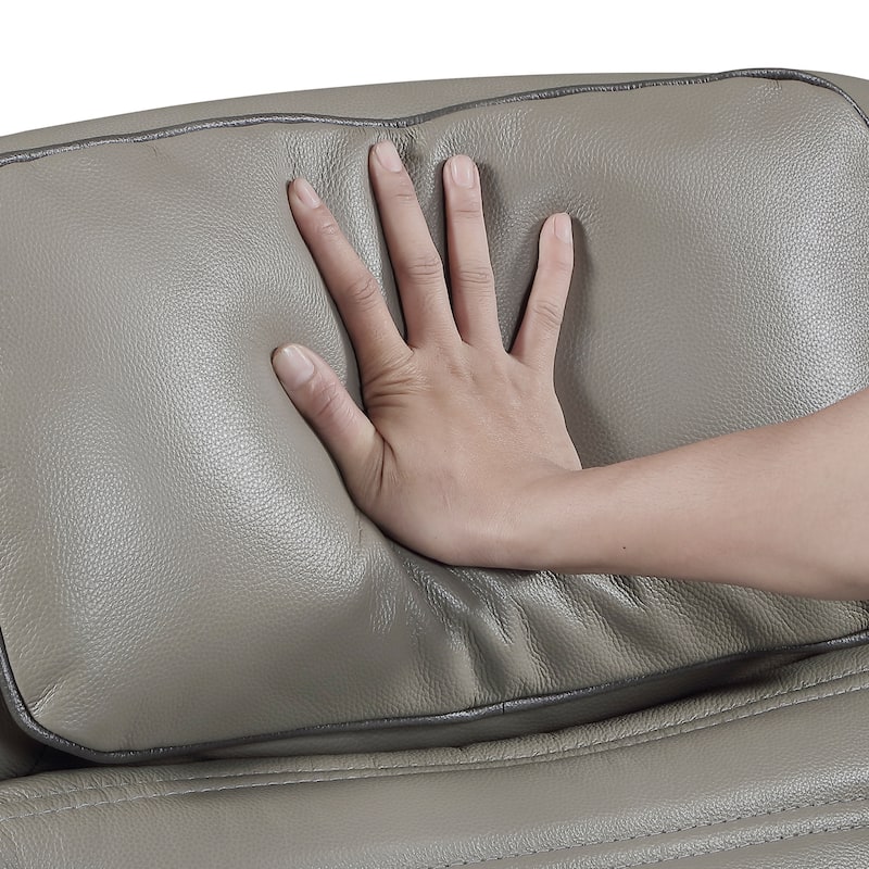 Arbor 73" Leather Power Double Reclining Loveseat with Center Console