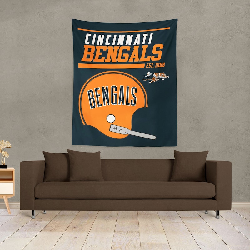 NFL Cincinnati Bengals 40 YD Dash Legacy Wall Hanging - 50"x60"