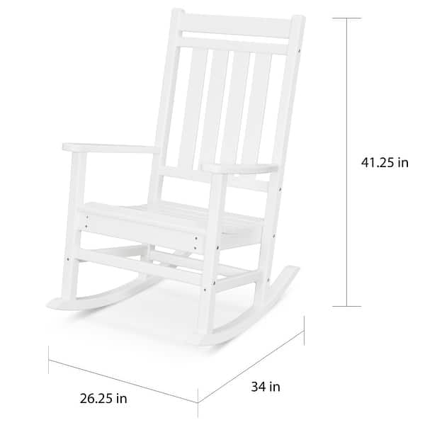 POLYWOOD Estate Porch Rocking Chair Bed Bath & Beyond 28593755