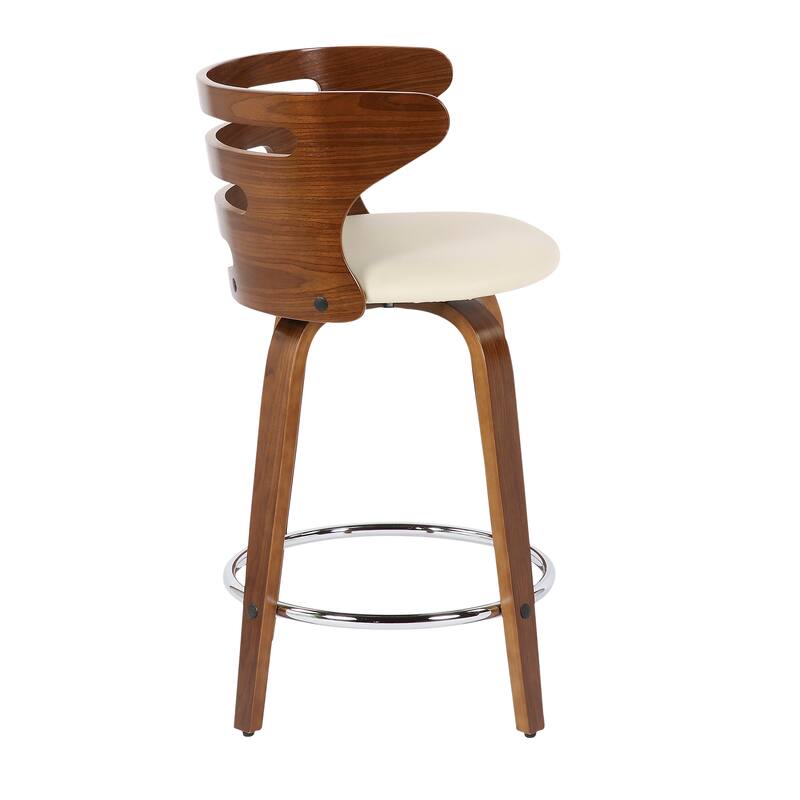 Carson Carrington Cranagh 24" Upholstered Counter Stools (Set of 2)