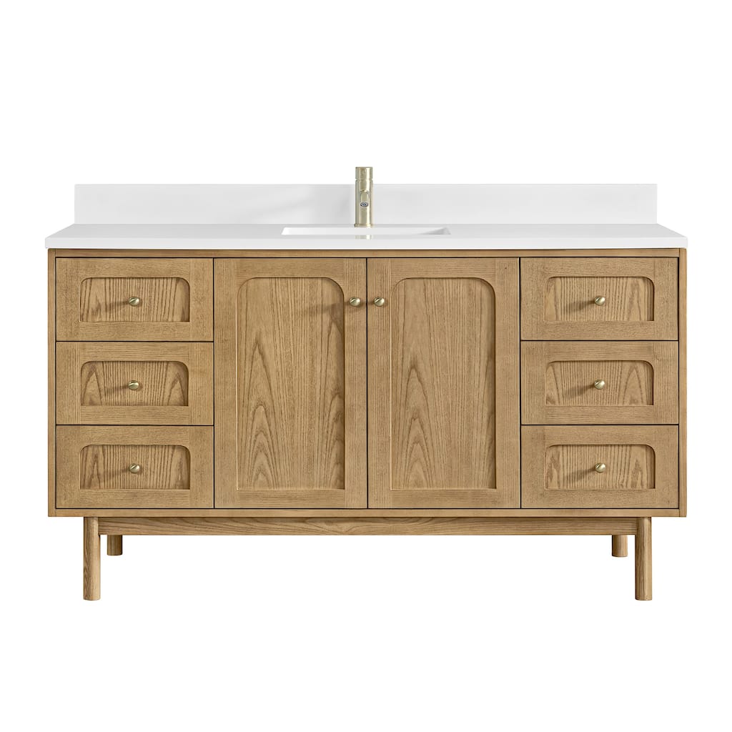 James Martin Vanities 545-V60S-1WZ Laurent 60" Free Standing Single