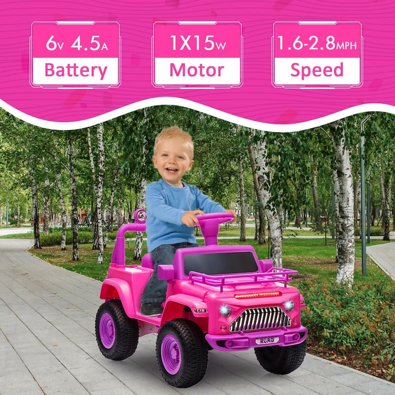 6V Ride On Car for Toddlers