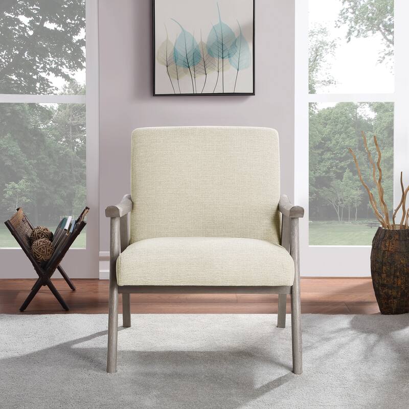 Weldon Mid-Century Fabric Upholstered Chair
