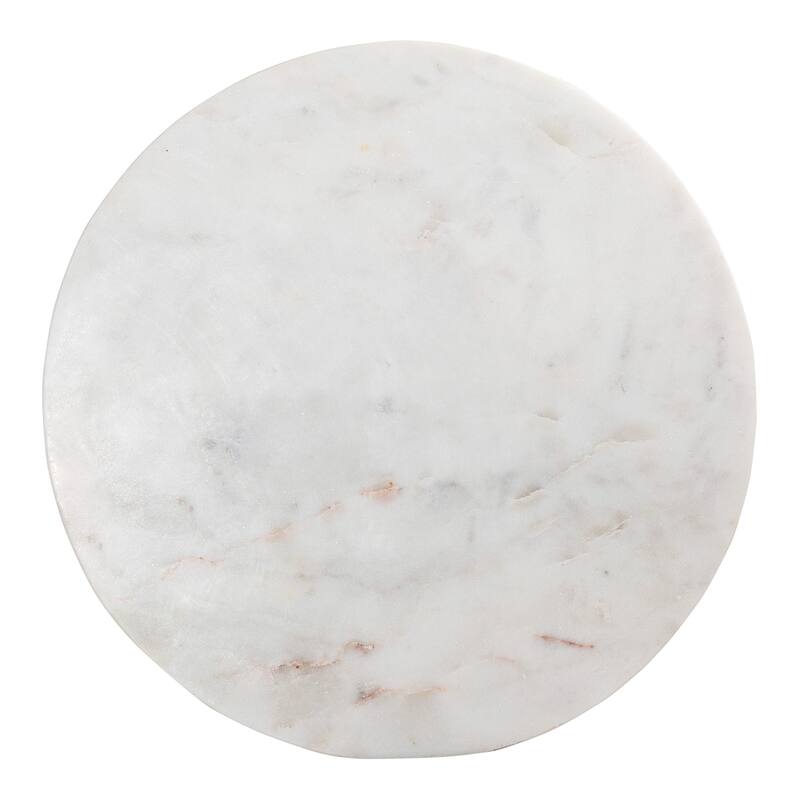 Aurelle Home Modern Geometric Round Accent Table