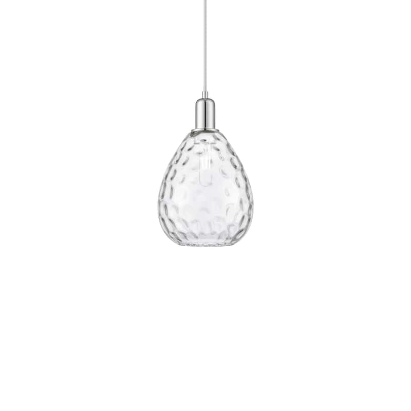 Innovations Lighting 716-1P-13-8 Waverly Pendant Waverly 8" Wide Mini - Polished Chrome / Clear