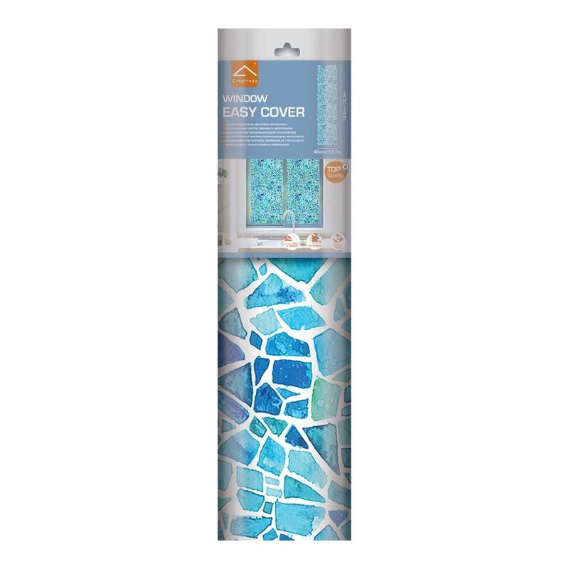 Crearreda Blue Mosaic Premium Window Film