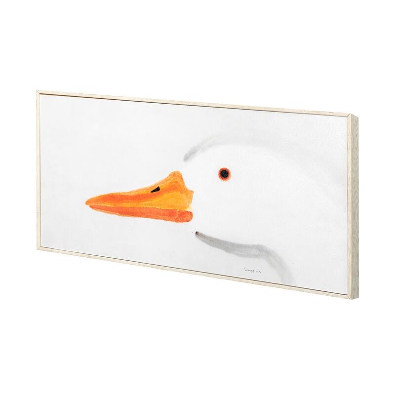 Duck Gazing I Framed Art Print