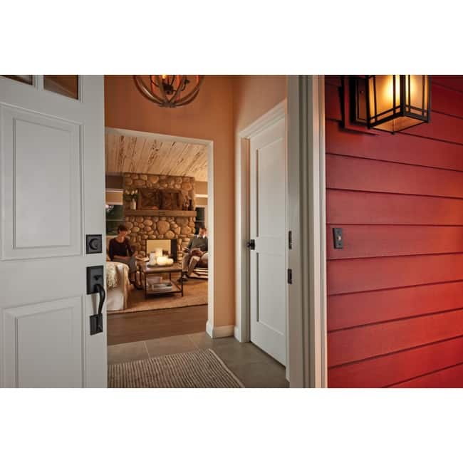 Schlage Accent Right Handed Double Cylinder Keyed Entry Handleset with